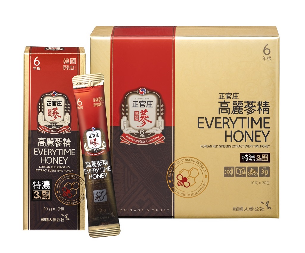 EVERYTIME Honey Korean Red Ginseng Gift Set (10gx 30pcs)